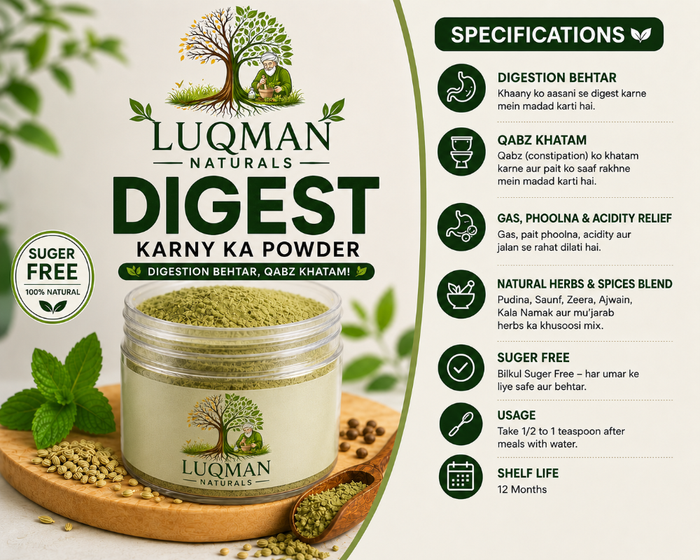 Digest Karne Ka Powder | Herbal Digestive Formula